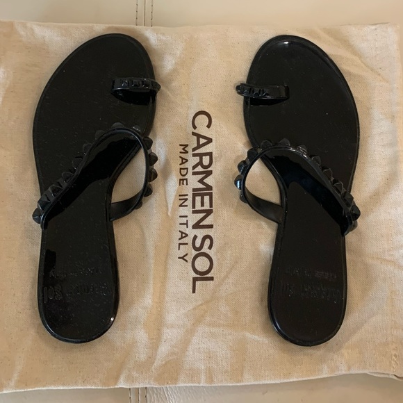 carmen sol jelly sandals